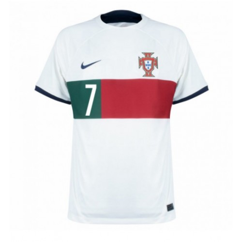 Portugal Cristiano Ronaldo #7 Replica Away Stadium Shirt World Cup 2022 Short Sleeve